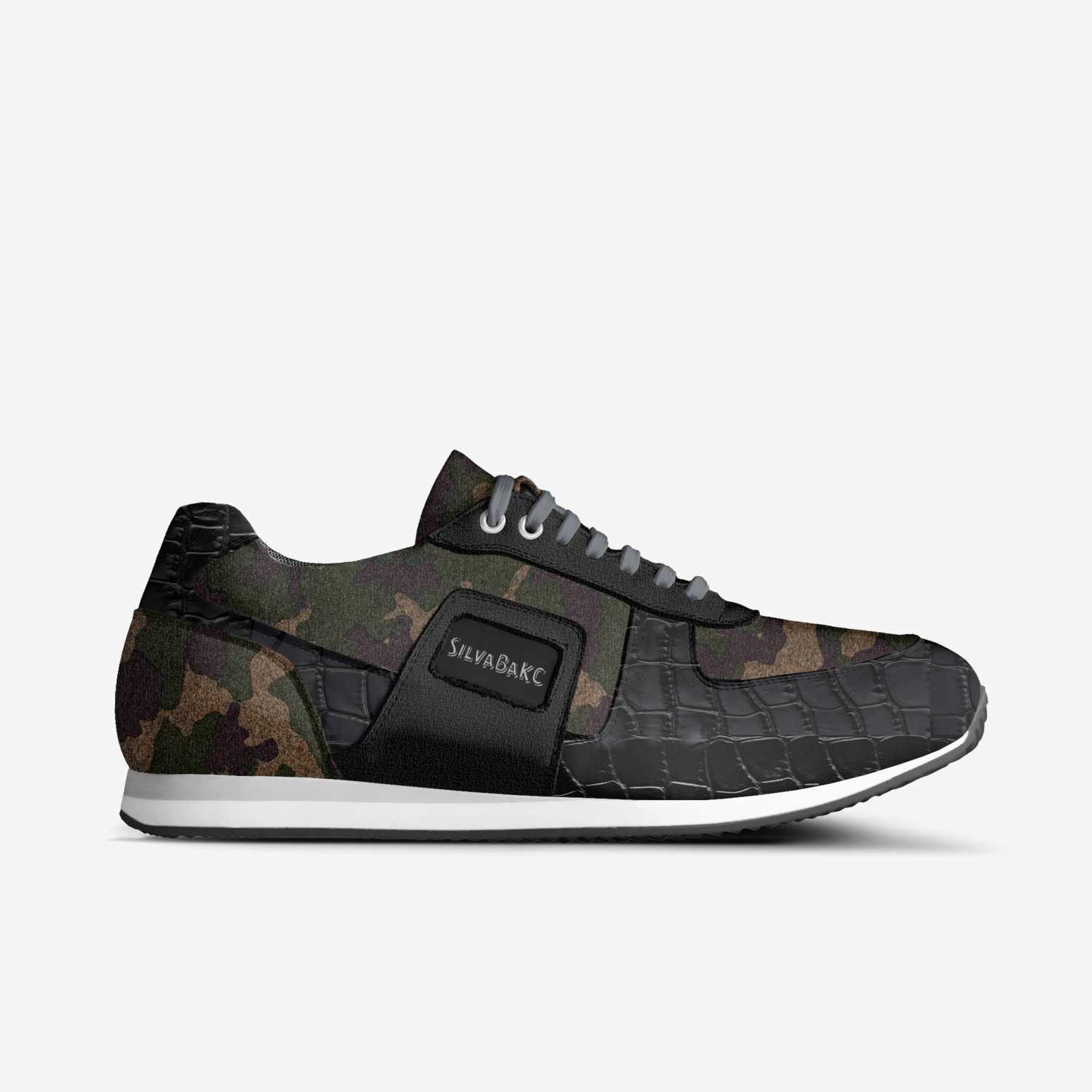 SilvaBaKC retro running trainer, side view